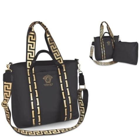 versace parfums bag gold|authentic versace handbags.